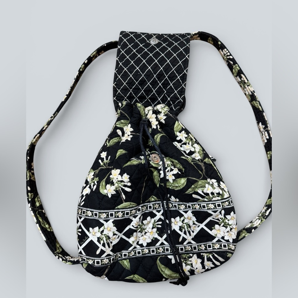 Vintage Vera Bradley Jasmine Floral Mini Backpack - Picture 2 of 8